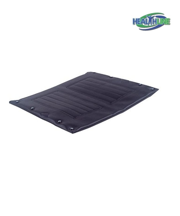 Wheelchair Seat Upholstery Vinyl, Black (16 x 16) Healthline Trading