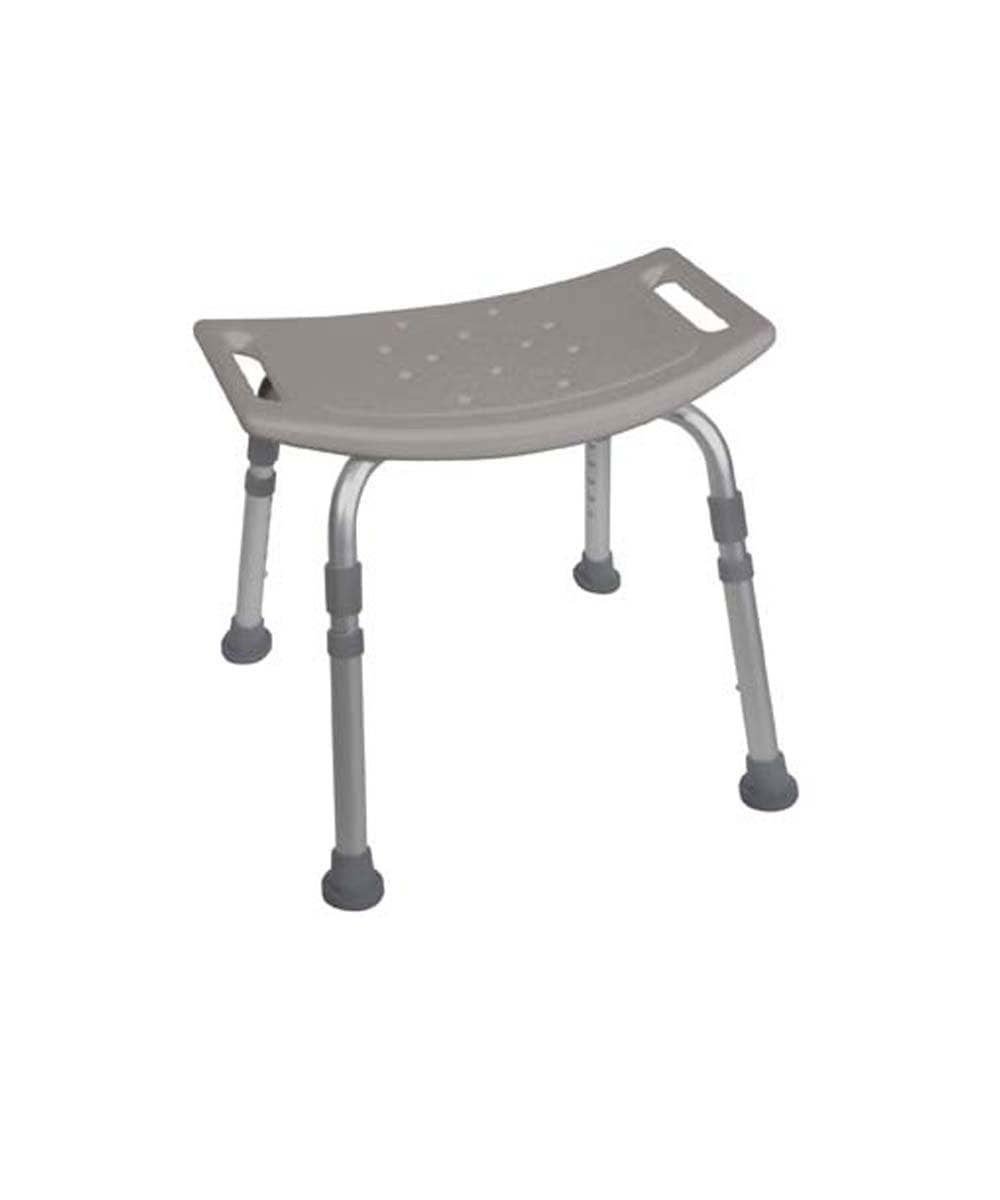 HEALTHLINE Tub Transfer Bench, Lightweight Medical Bath and Shower Chair  with Back Non-Slip Seat, Bathtub Transfer Bench for Elderly and Disabled,  Adjustable Height, White 