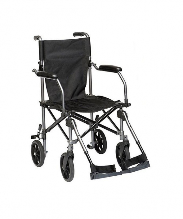 Transport Wheelchair Light Weight With Carrying Bag